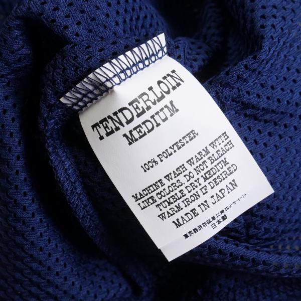 TENDERLOIN テンダーロイン MIX JERSEY メッシュロンT 紺 Size TENDERLOIN テンダーロイン MIX JERSEY メッシュロンT 紺 Size