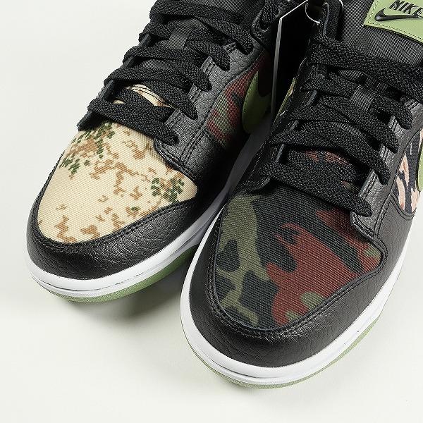 NIKE ナイキ DUNK LOW SE Black Multi-Camo DH0957-001 スニーカー 黒