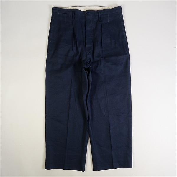 At Last ＆ Co アットラスト/BUTCHER PRODUCTS ブッチャープロダクツ LINEN SLACKS パンツ 紺 Size ...