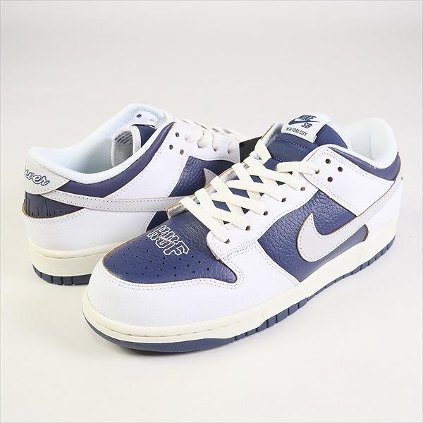 NIKE ナイキ ×HUF SB DUNK LOW OG QS New York FD8775 スニーカー 白紺