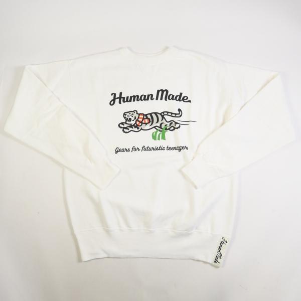 HUMAN MADE ヒューマンメイド 22AW WHITE TIGER TSURIAMI SWEATSHIRT