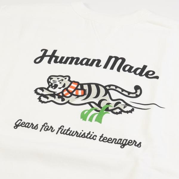 HUMAN MADE ヒューマンメイド 22AW WHITE TIGER TSURIAMI SWEATSHIRT
