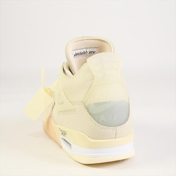 OFF WHITE オフホワイト ×NIKE ナイキ WMNS AIR JORDAN 4 SP SAIL 