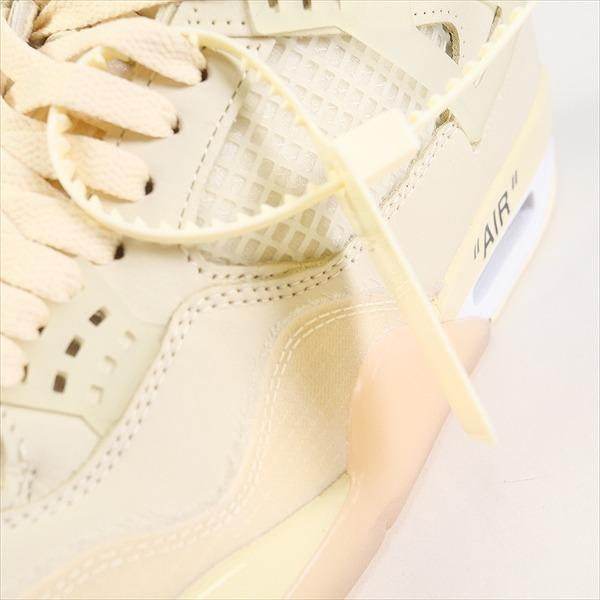 OFF WHITE オフホワイト ×NIKE ナイキ WMNS AIR JORDAN 4 SP SAIL 