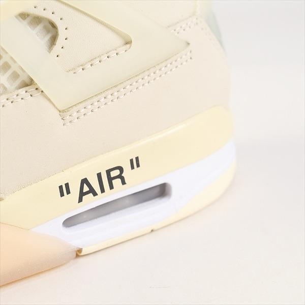 OFF WHITE オフホワイト ×NIKE ナイキ WMNS AIR JORDAN 4 SP SAIL 