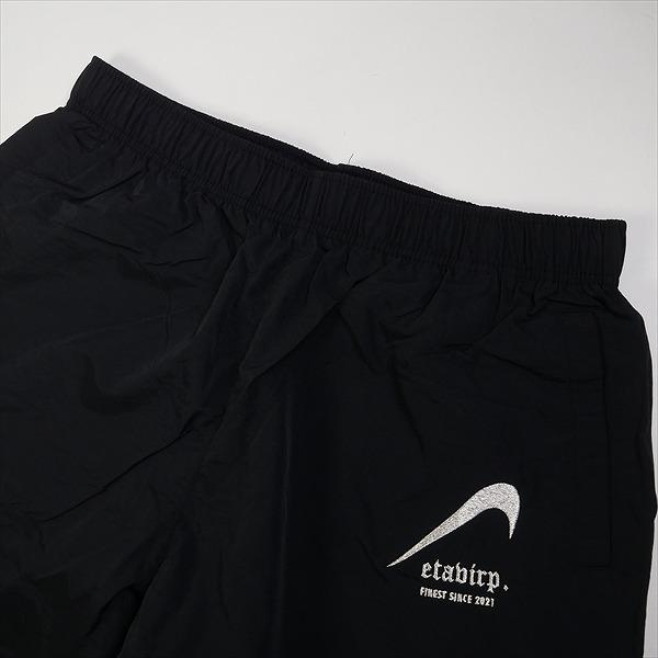 etavirp. エタヴァープ Reverse Etavirp Nylon Pants (Black × Silver