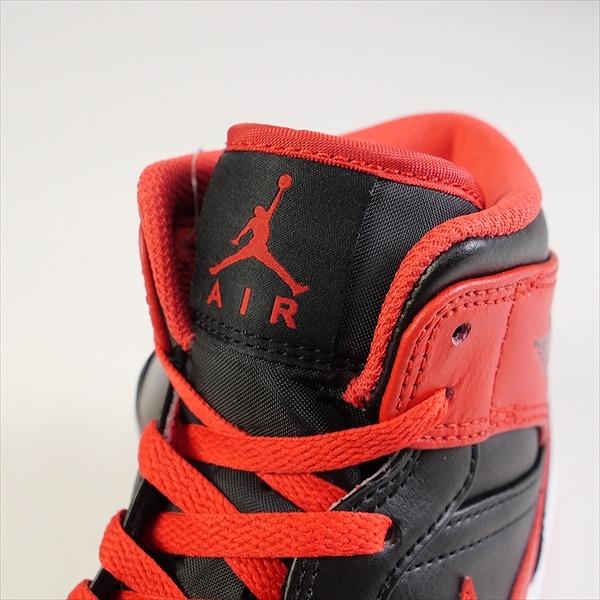 NIKE ナイキ AIR JORDAN 1 MID Bred Toe DQ8426-060 スニーカー 赤黒