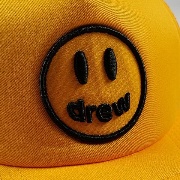 ドリューハウス ロゴデザインメッシュキャップ メンズ drew house ドリューハウス Mascot Trucker Hat メッシュキャップ 黄