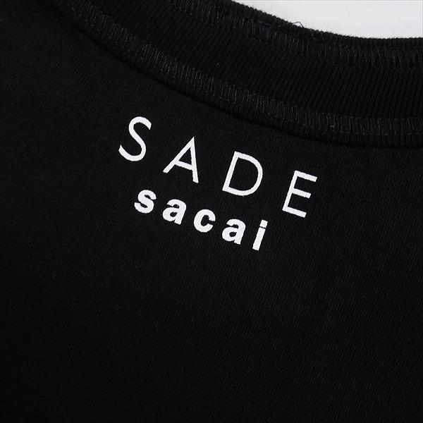 sacai サカイ Sade T-shirt Tシャツ 黒 Size 【1】 【新古品・未使用品 