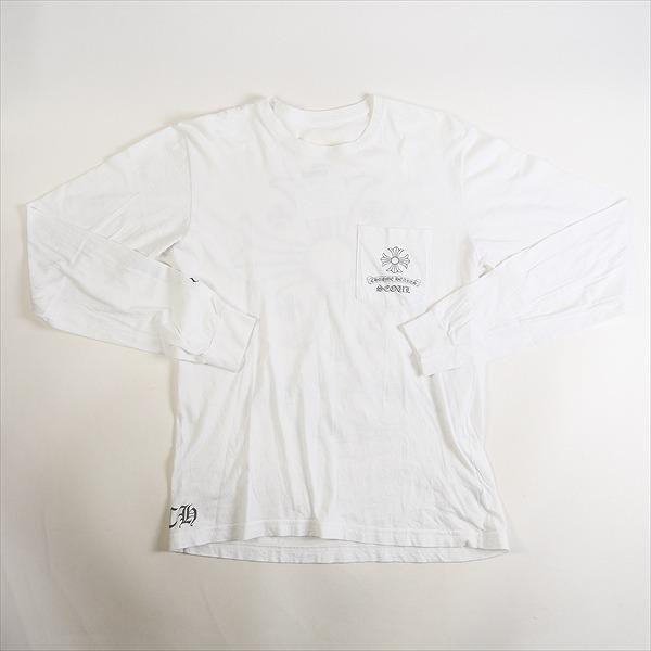 お気に入り】 CHROME HEARTS クロム・ハーツ 20759079 S 白 ロンT L