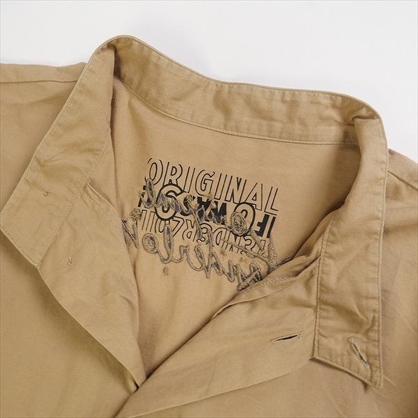 TENDERLOIN テンダーロイン STAND SHT SOLID L/S 長袖シャツ カーキ