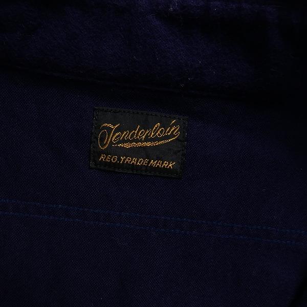 TENDERLOIN テンダーロイン T-CHAMOIS CLOTH SHT 長袖シャツ 紺 Size