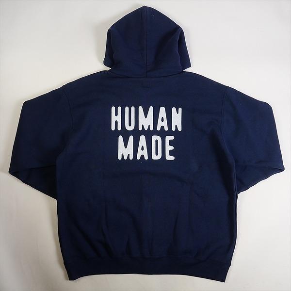 【美品】HUMAN MADE - パーカー HUMAN MADE ヒューマンメイド 23SS ZIP-UP SWEAT HOODIE バックロゴ