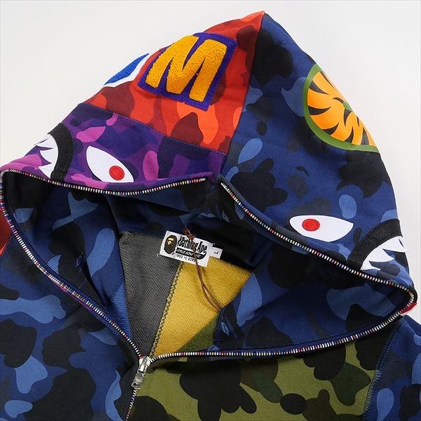 A BATHING APE ア ベイシング エイプ COLOR CAMO SHARK FULL ZIP