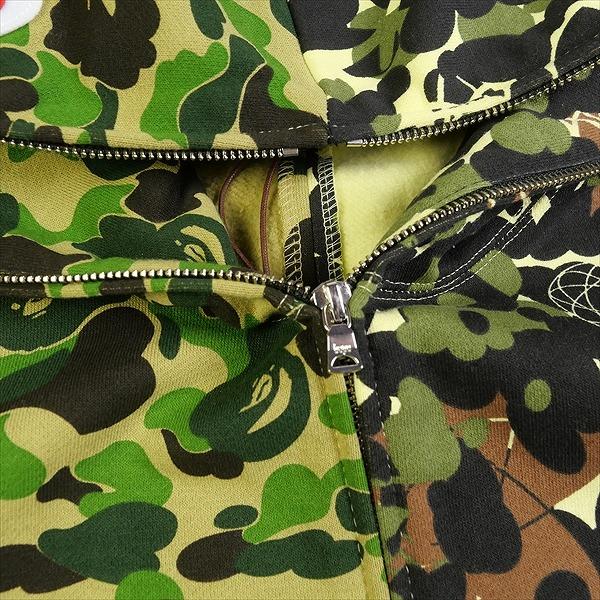 A BATHING APE MO'WAX UNKLE × BAPE CAMO FULL ZIP HOODIE シャーク