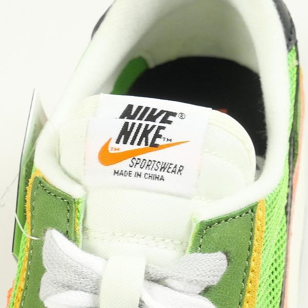 NIKE ナイキ ×SACAI サカイ LDWAFFLE BV0073-300 スニーカー 緑 Size
