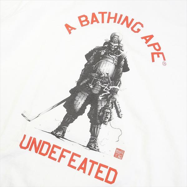 A BATHING APE ア ベイシング エイプ ×UNDEFEATED プリントロンT 白 Size 【L】 【中古品-良い】 20771030｜stay246｜08