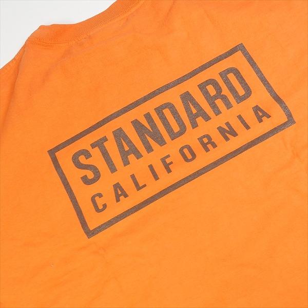 STANDARD CALIFORNIA SD HEAVYWEIGHT BOX LOGO LS T ORANGE ロンT