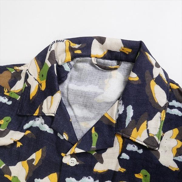 HUMAN MADE ヒューマンメイド 23SS DUCK GAUZE ALOHA SHIRT NAVY 半袖