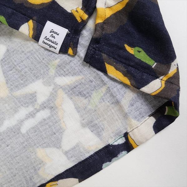 HUMAN MADE ヒューマンメイド 23SS DUCK GAUZE ALOHA SHIRT NAVY 半袖 