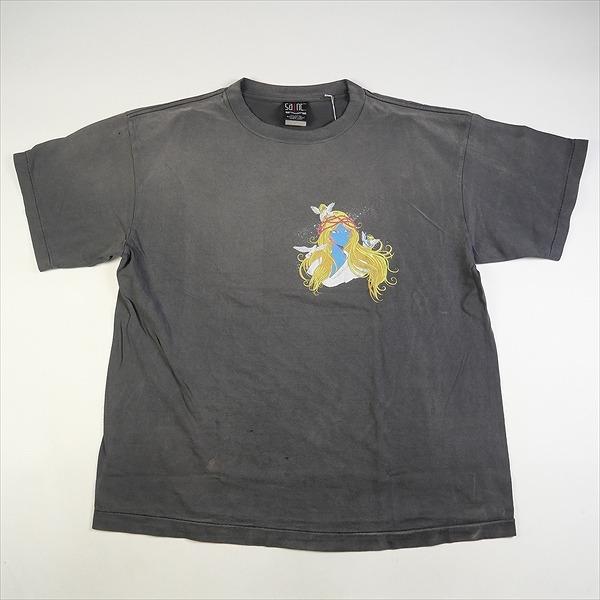 SAINT MICHAEL セント マイケル 23SS SS TEE BLUE FACE BLACK Tシャツ