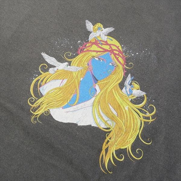 SAINT MICHAEL セント マイケル 23SS SS TEE BLUE FACE BLACK Tシャツ 
