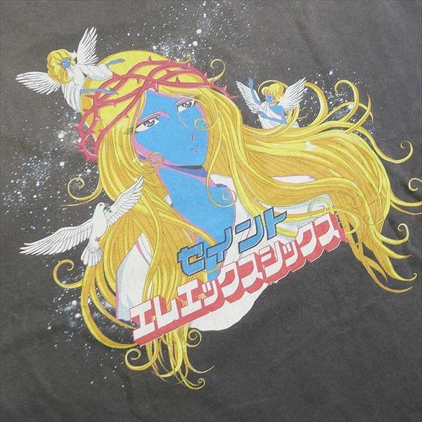 SAINT MICHAEL セント マイケル 23SS SS TEE BLUE FACE BLACK Tシャツ