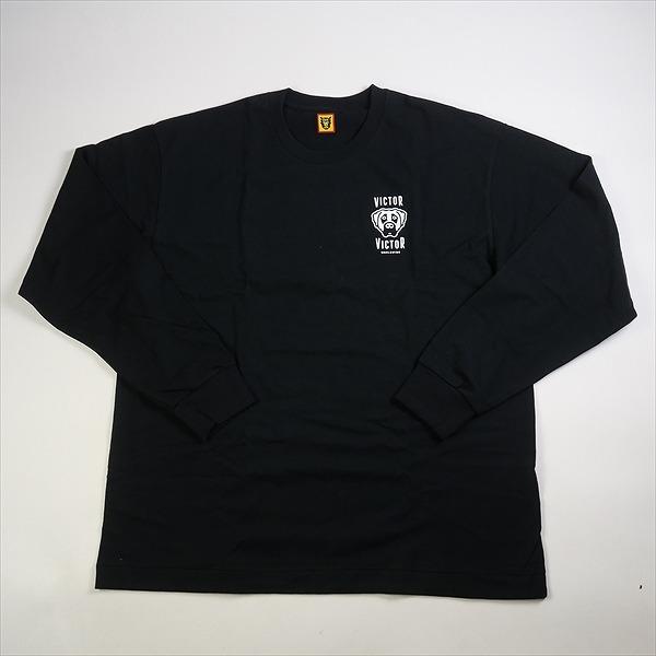 HUMAN MADE ×Victor Victor Worldwide 23SS L/S T-Shirt Black ロンT 