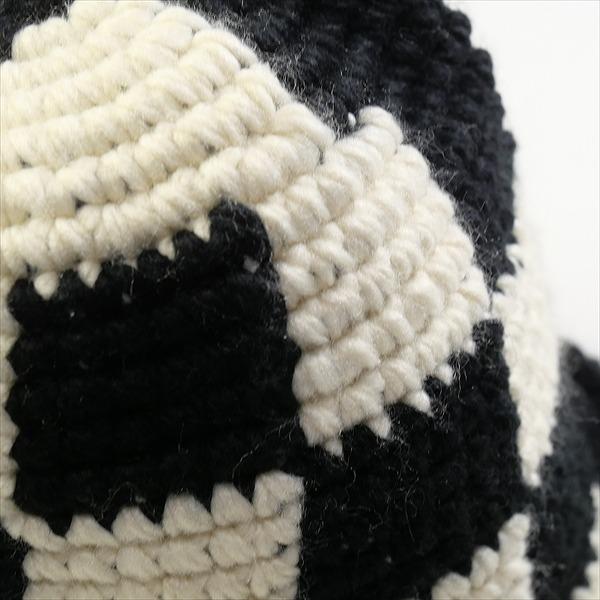 STUSSY ステューシー 23AW BUCKET HAT CHECKER KNIT BLACK/WHITE ハット 白黒 Size 【フリー】 【新古品・未使用品】 20774243｜stay246｜06