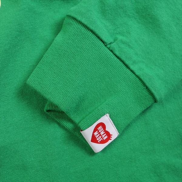 HUMAN MADE ヒューマンメイド 23AW HEART L/S T-SHIRT GREEN ロンT 