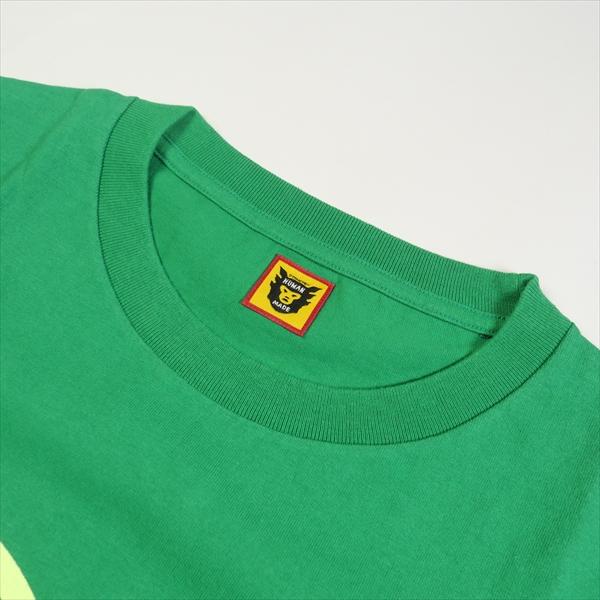 HUMAN MADE ヒューマンメイド 23AW HEART L/S T-SHIRT GREEN ロンT 