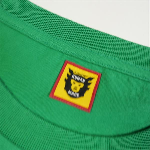 HUMAN MADE ヒューマンメイド 23AW HEART L/S T-SHIRT GREEN ロンT 