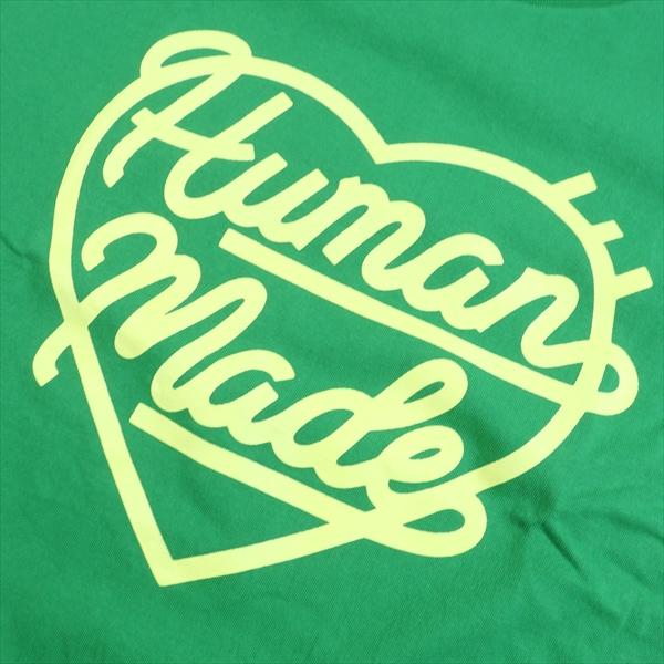 HUMAN MADE ヒューマンメイド 23AW HEART L/S T-SHIRT GREEN ロンT 