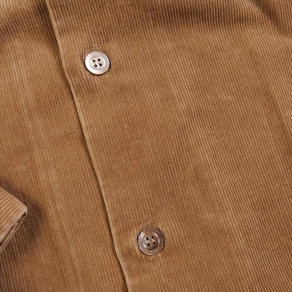 SubCulture サブカルチャー CORDUROY SHIRT LIGHT BROWN SCSH-S2303