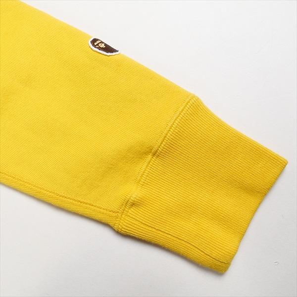 A BATHING APE ア ベイシング エイプ ZIP HOODIE YELLOW ジップ