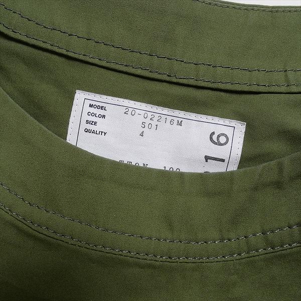 トップス sacai ファティーグショートスリーブシャツ 半袖 ミリタリー