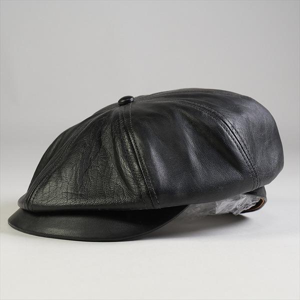 At Last&Co 馬革 レザー キャスケット 帽子 ブラック ホースハイド At Last ＆ Co アットラスト/BUTCHER PRODUCTS DRESS CAP LEATHER
