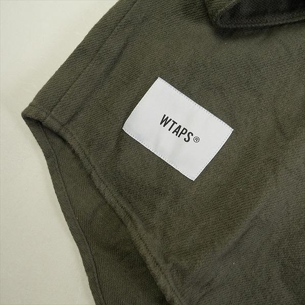 WTAPS ダブルタップス 21AW LEAGUE / LS COTTON. FLANNEL OLIVE ベース