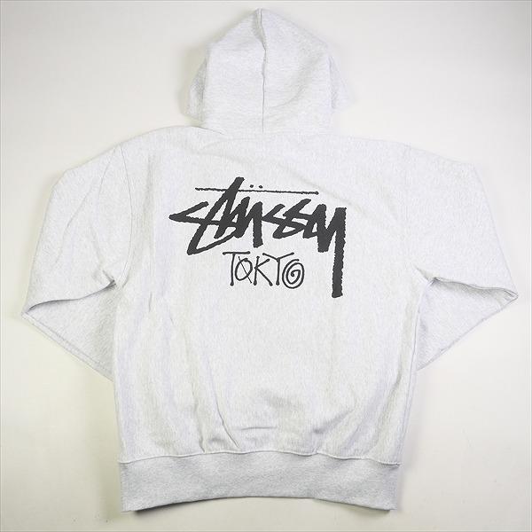 STUSSY ステューシー 23AW STOCK TOKYO HOOD ASH HEATHER 東京限定