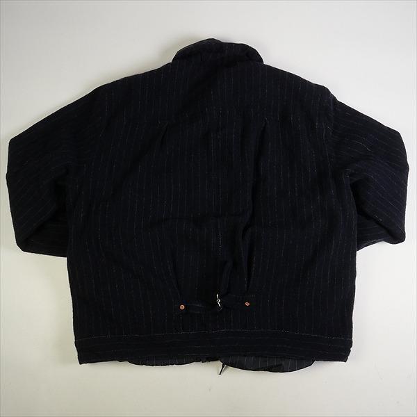 sacai サカイ 23AW Wool Shrivel Reversible Blouson Navy ジャケット