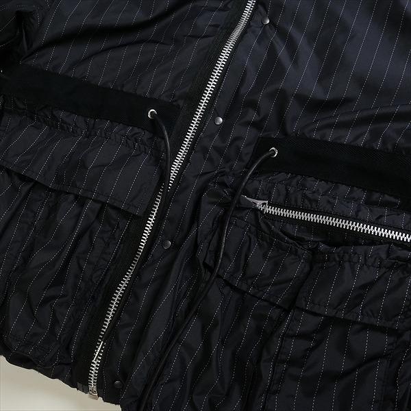 sacai サカイ 23AW Wool Shrivel Reversible Blouson Navy ジャケット
