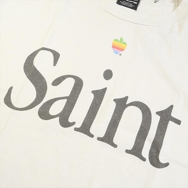 SAINT MICHAEL セント マイケル 23AW SS TEE/HEART SAINT/WHITE USED 