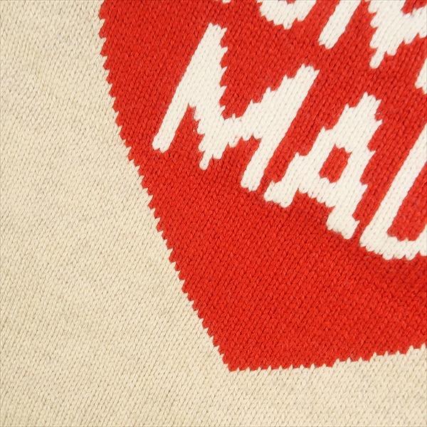 HUMAN MADE ヒューマンメイド 23AW HEART KNIT SWEATER BEIGE