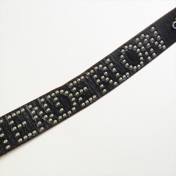 TENDERLOIN テンダーロイン T-STUD BELT BLACK/BLUE ピーナッツレザー