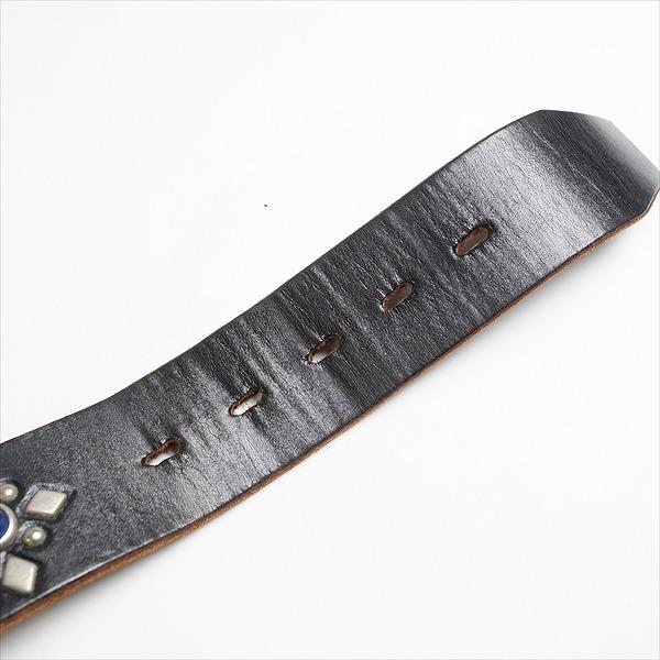 TENDERLOIN テンダーロイン T-STUD BELT BLACK/BLUE ピーナッツレザー
