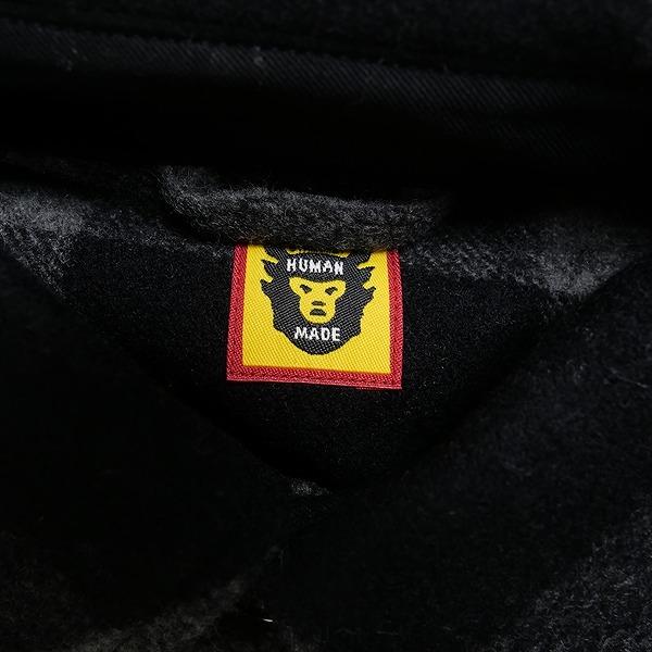 HUMAN MADE ヒューマンメイド 22AW WOOL OVERSHIRT BLACK 長袖シャツ