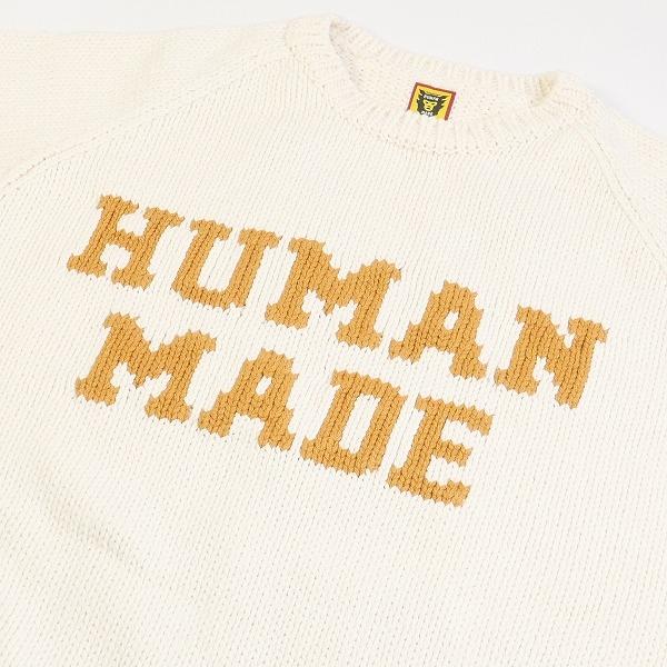 HUMAN MADE ヒューマンメイド 22AW RABBIT RAGLAN KNIT SWEATER BEIGE 