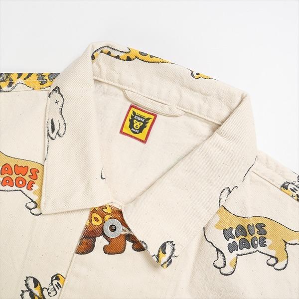 HUMAN MADE ×KAWS 23AW KAWS Animal Patterned Coverall Jacket White  