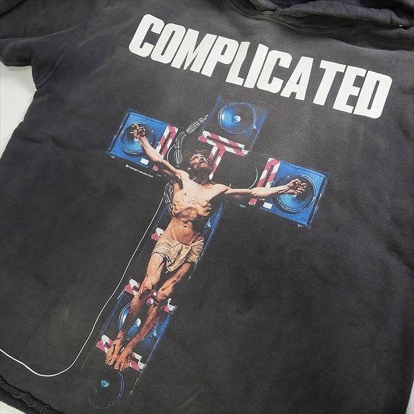 SAINT MICHAEL ×Kosuke Kawamura 23AW KK_HOODIE/COMPLICATED / BLK 