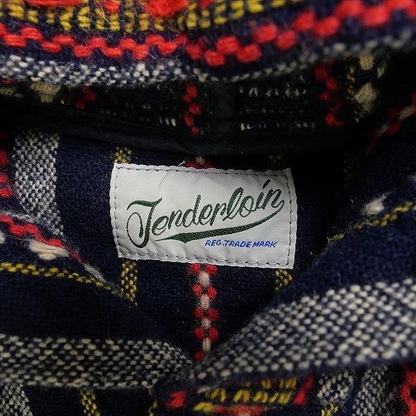 TENDERLOIN テンダーロイン T-NATIVE PARKA SHT NAVY フード付き長袖